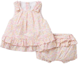 Baby Ditsy Floral Matching Seashell Set