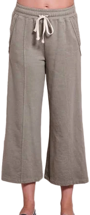 Sundry Women's Raw Seamed French Flair Lounge Pants