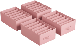 SONGMICS Large 6-Compartment Foldable Clothes Organizers