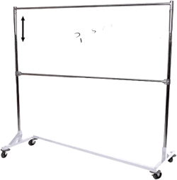 Only Hangers White Metal Clothes Rack