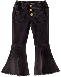 Rylee Faith Designs Tight Bell-Bottom Denim Jeans
