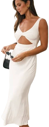 Petal & Pup Women's Apollo Cutout Midi Dress