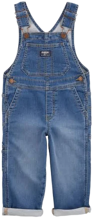 OshKosh B'gosh Toddler Boys Stretch Denim Overalls
