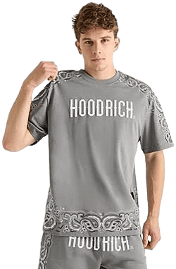 Hoodrich Motif Oversized T-Shirt