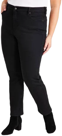 Style & Co. Women's Plus Size High-Rise Straight-Leg Jeans