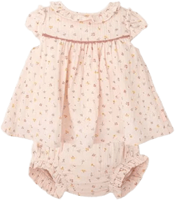 Tutto Piccolo Baby Girls Floral Dress Set