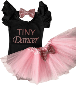 Tiny Dancer Baby Girl Outfit Dance Class Leotard Dance Shirt Tutu Toddler Girl Baby girl Clothes Baby Girl Leo Baby Shower Gift Ballerina