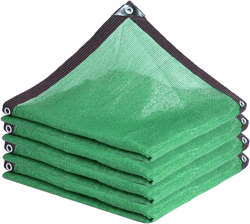 6.5’X6.5’/13’X13’/26’X46’ Green Shade Cloth Sunblock Mesh Cover Shading Net Taped Edge with Grommets, UV-Resistant, Awnings for Pergola, Plants Greenhouse, Gardens, Patio, Canopy (Color : Green, Siz 8x12m/26x39.3ft Green