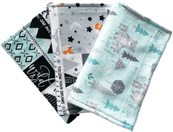 Woodland Burp Cloths - Set of 3