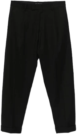 Low Brand - tailored pants - men - Polyester/Viscose/Elastane - 34 - Black