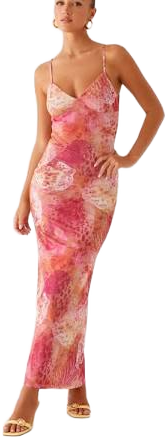 Kasey Flamingo Fling Midi Dress
