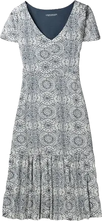 Legendary Whitetails Women's Printed Knit Midi Short Sleeve Dress