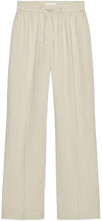Zara Women's Linen Blend Straight Pants