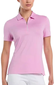 Callaway Women's 1/4 Zip Polyester Golf Polo Shirt