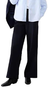 Women's Wide-Leg High-Rise Sculpted Trouser