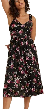 maurices Women's Bare Floral Midi Dress