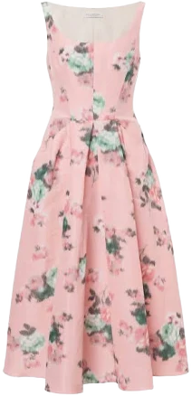 Philosophy Di Lorenzo Serafini Women's Floral Pleated Midi Dress