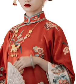 Embroidered Mulberry Silk Qipao