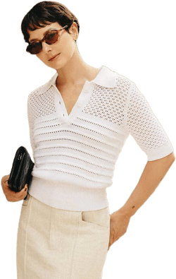 Petite Studio Shea Cotton Blend Top
