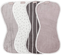 WeeSprout Unisex Organic Cotton Burp Cloths