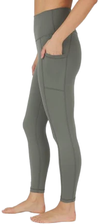 Yogalicious Lux Elastic Free High Waist Side Pocket 7/8 Ankle