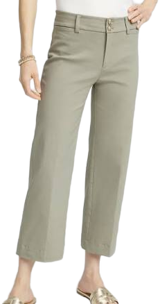 Chico's Women's Trapunto Straight Leg Cropped Pants