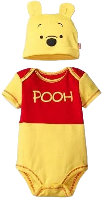 Disney Baby Boys Winnie the Pooh Bodysuit and Hat Set