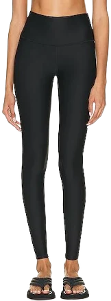 alo High Waisted Airlift Legging in Black - size S