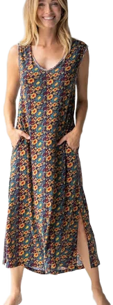 Hangout Cotton Floral Midi Dress