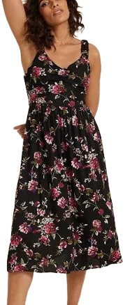 maurices Women's Bare Floral Midi Dress