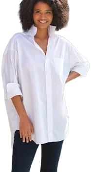 Frank & Eileen Women's Mackenzie Exaggerated Button-Up Shirt