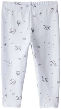 Carter's Baby Girls Girl Printed Cotton Pull-On Stretch Leggings
