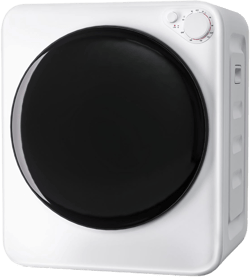 800W Compact Laundry Dryers 1.5 cu.ft Front Load Electric Clothes Dryers Machine with Stainless Steel Tub for Apartment, RVs, Dorms, Easy Opertate (1.5 Cu)