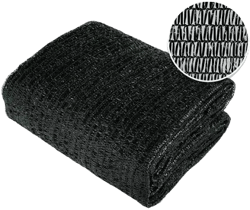 Bigroof 6 ft. x Black 50% Shade Fabric Sun-Block Shade Cloth Net Sun Shade