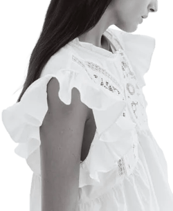 H&M Ladies Embroidered Cotton Blouse