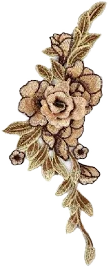 Embroidered Flowers Iron On Patch Stickers Clothes Badge Sewing Fabric