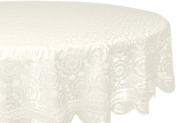 DII Vintage Polyester Lace Tablecloth