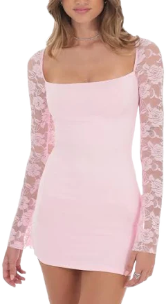 Floral Long Sleeve Dress