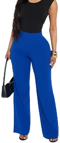 Fashion Nova Women's Celine Aria Wide Leg Pants