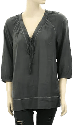 Odd Molly Anthropologie Thread Embroidered Tunic Top