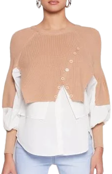 Daisy Asymmetrical Knit Top