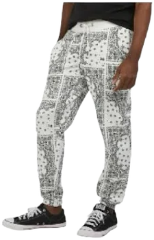 Dogg Supply Bandana Joggers with Elastic Waistband and Tapered Legs