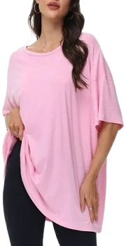Women's Oversized Crewneck Short Sleeve T-Shirt