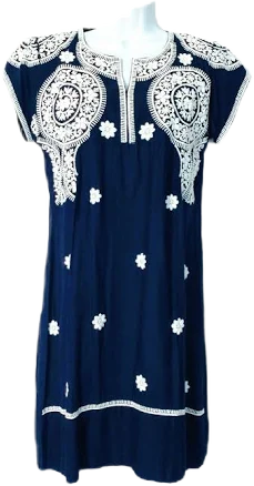 Handmade Embroidered Ethnic Short Tunic Dress