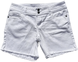 Delia*S Bailey Jean Shorts with Frayed Hem