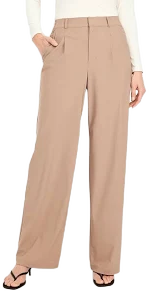 Old Navy Women's High-Waisted Sleektech Trouser Pants