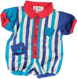 Gymboree Newborn Striped Seal Romper Outfit