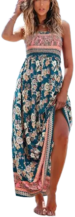 Cupshe Spring Blooms Floral Maxi Sundress