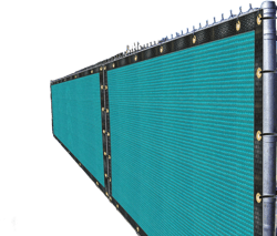 Ifenceview 6'x3' to 6'x50' Turquoise Green Shade Cloth Fence Privacy Screen Fence Cover Mesh Net for Construction Site Yard Driveway Garden Pergolas Gazebos Canopy Awning UV Protection (6' x 41')