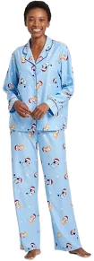 Disney Women's Bluey Coat and Pants Pajama Set